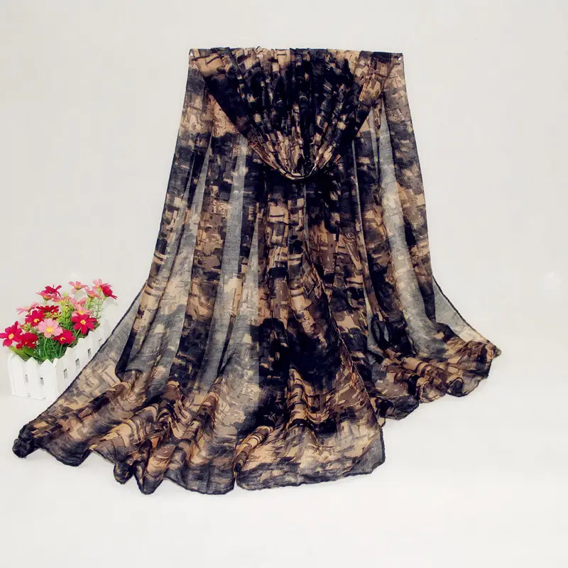 2019 Fantasy Color Long Scarf Yiwu Direct - Image 3