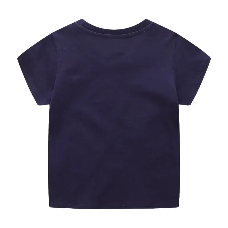Factory Wholesale Boys Helicopter T-Shirt Navy Spring - Image 4