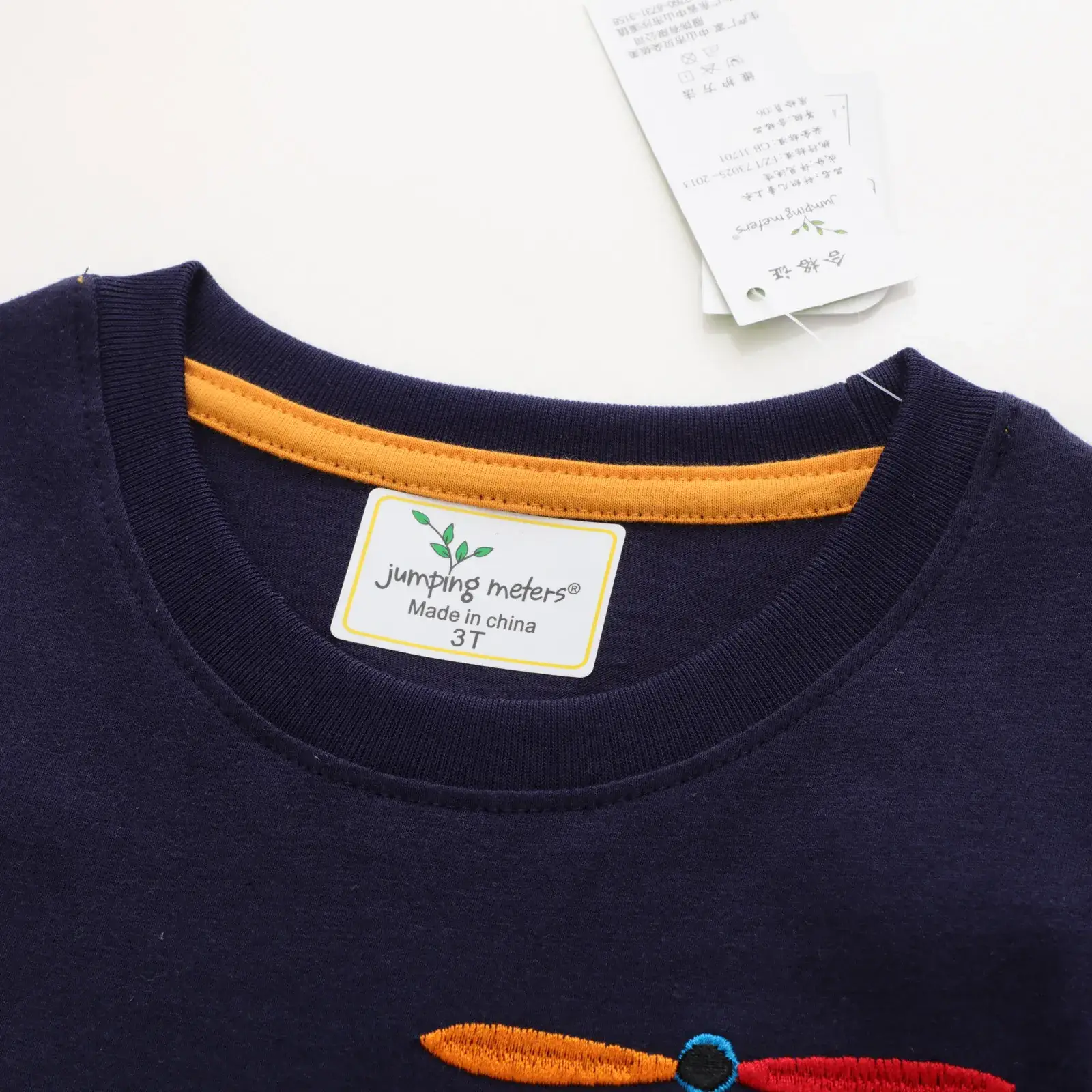 Factory Wholesale Boys Helicopter T-Shirt Navy Spring - Image 5