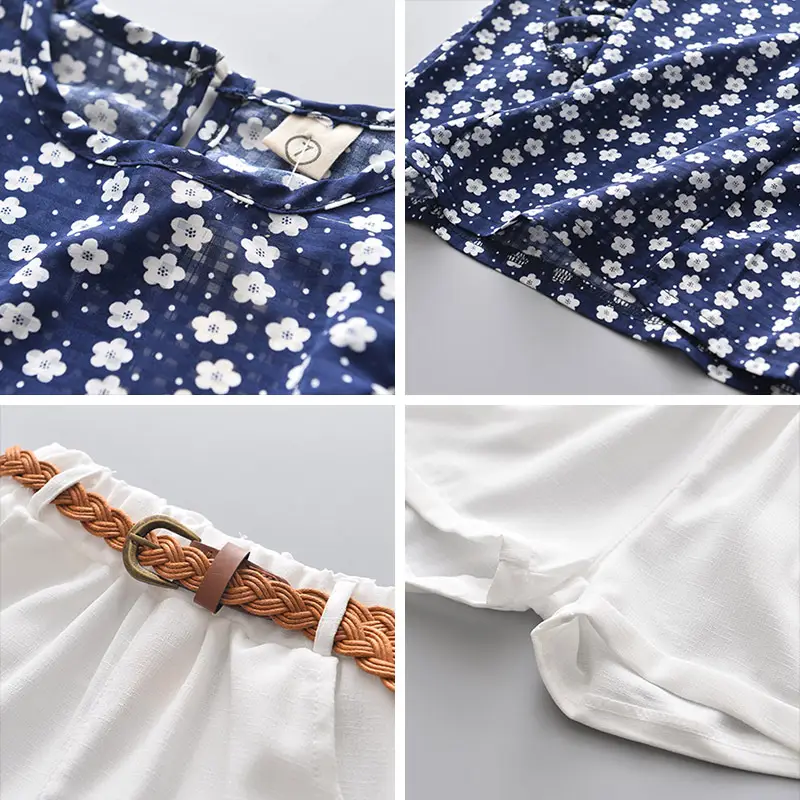 Korean Style Belted T-Shirt Shorts Set
