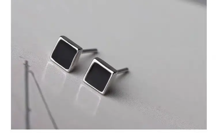 925 Sterling Silver Triangle Earrings for Women - Image 3