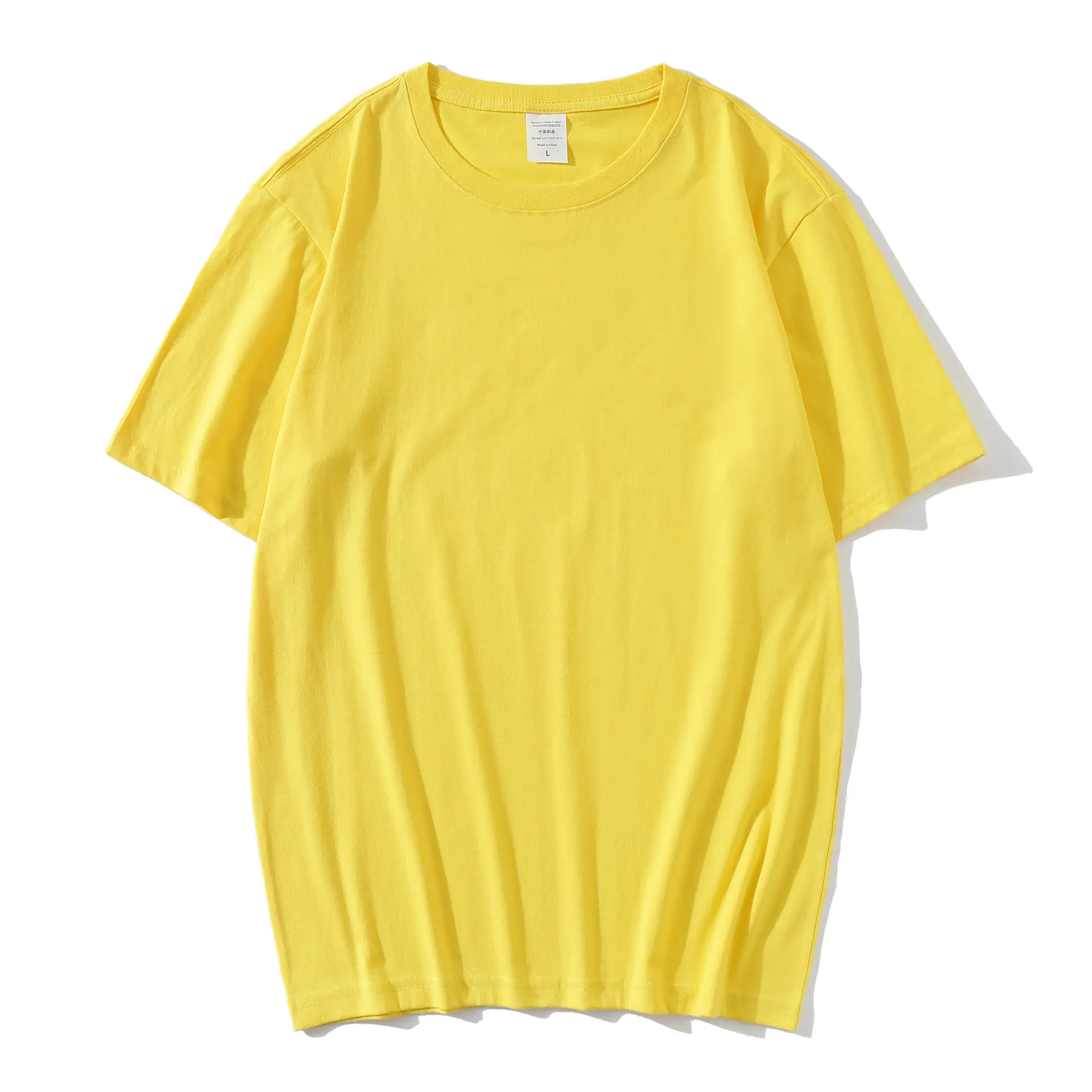 Men's Blue Cotton Round Neck T-Shirt - Image 4
