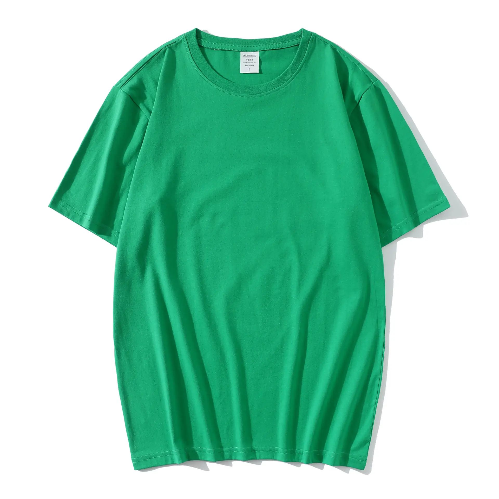 Men's Blue Cotton Round Neck T-Shirt - Image 5
