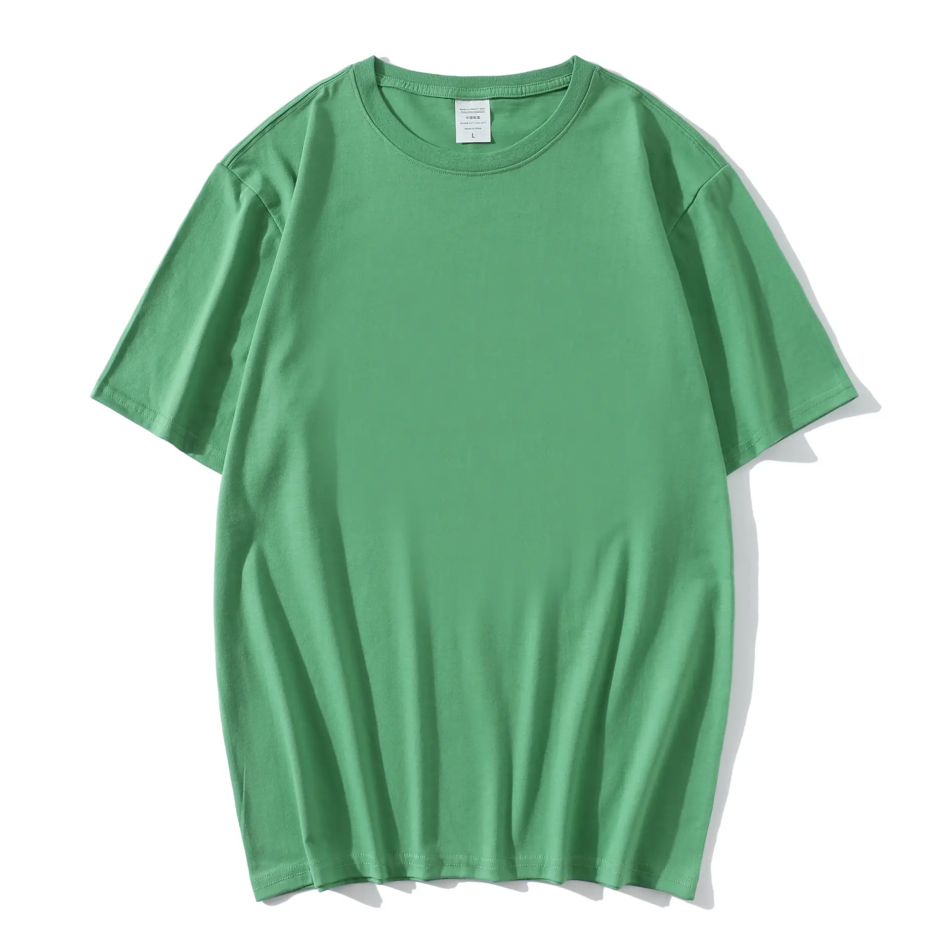 Men's Blue Cotton Round Neck T-Shirt - Image 6