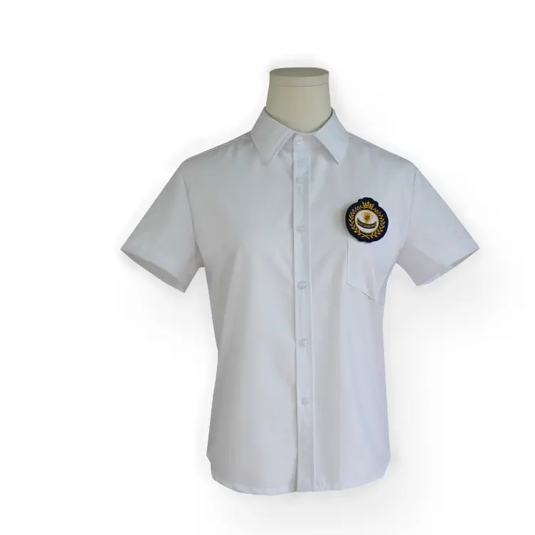 Girls White Embroidered Short Sleeve Shirt Spring Summer - Image 22