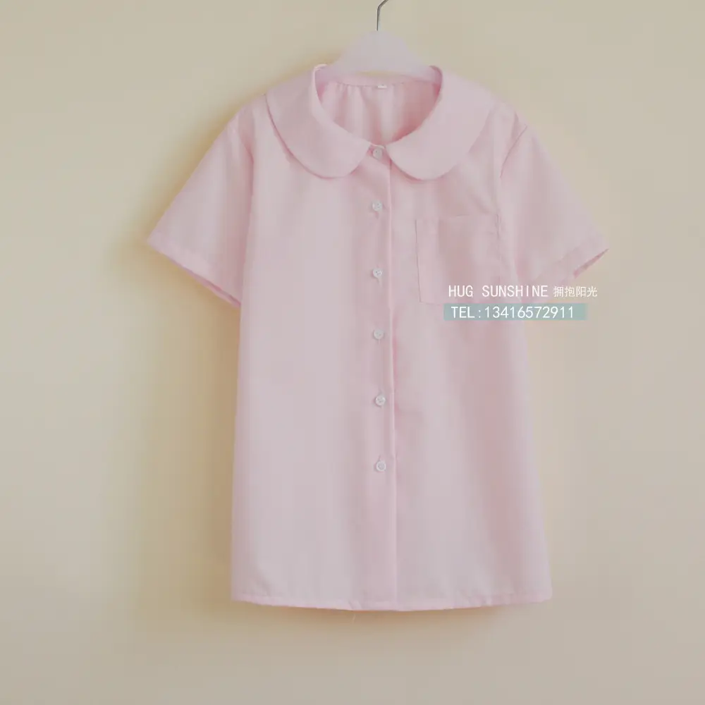 Girls White Embroidered Short Sleeve Shirt Spring Summer - Image 20