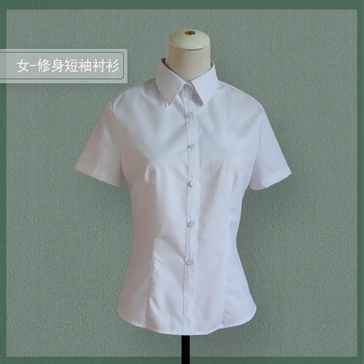 Girls White Embroidered Short Sleeve Shirt Spring Summer - Image 5