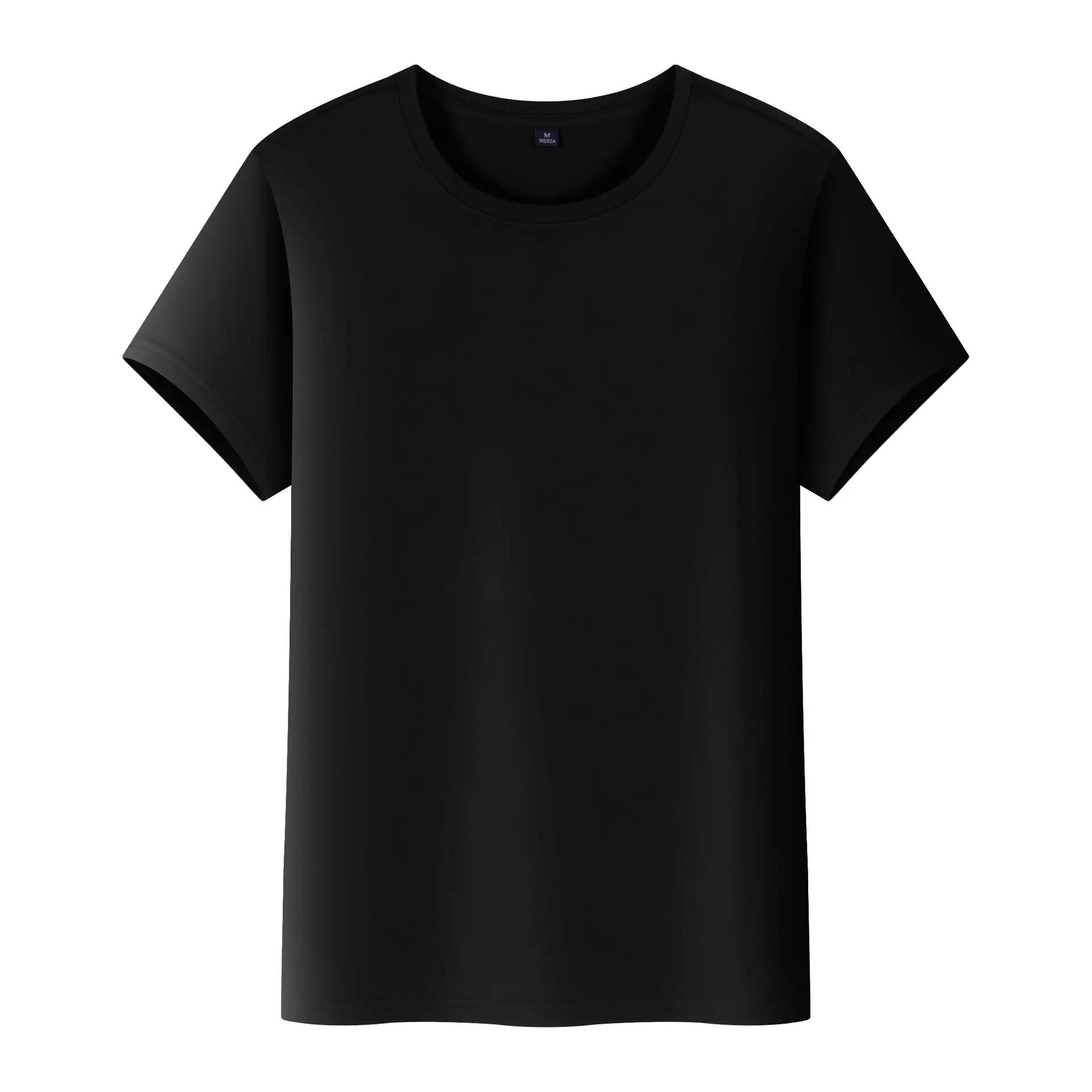 Ice Cool Cotton T-Shirt Solid Green Round Neck - Image 2