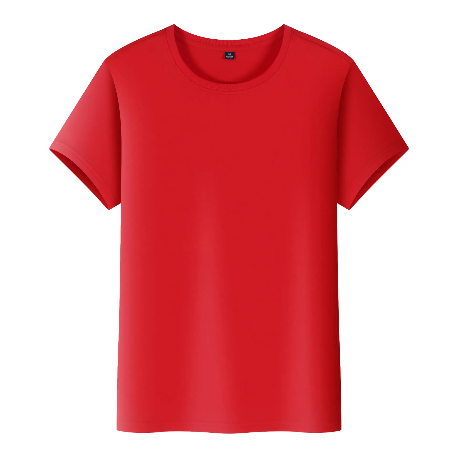Ice Cool Cotton T-Shirt Solid Green Round Neck - Image 5