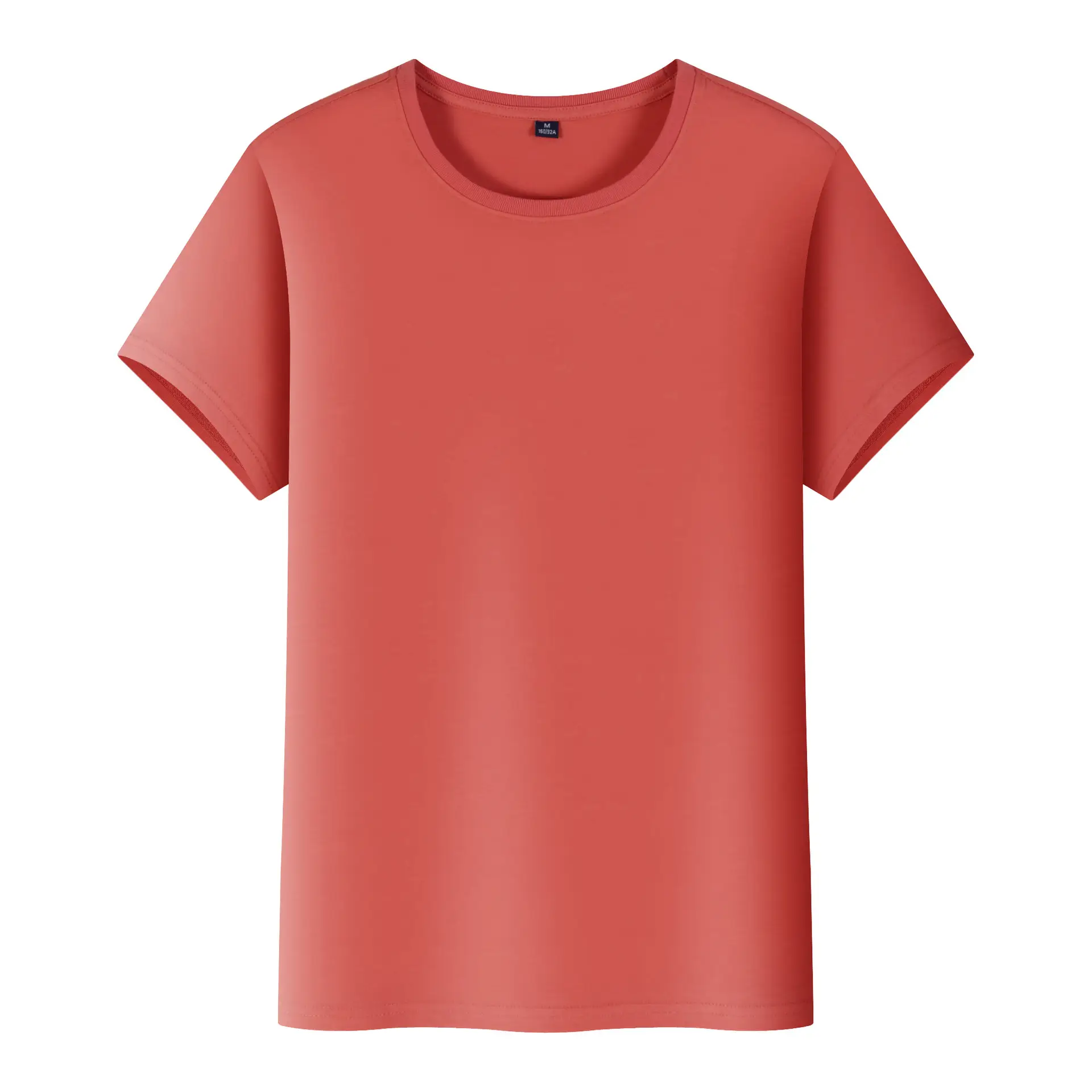 Ice Cool Cotton T-Shirt Solid Green Round Neck - Image 8