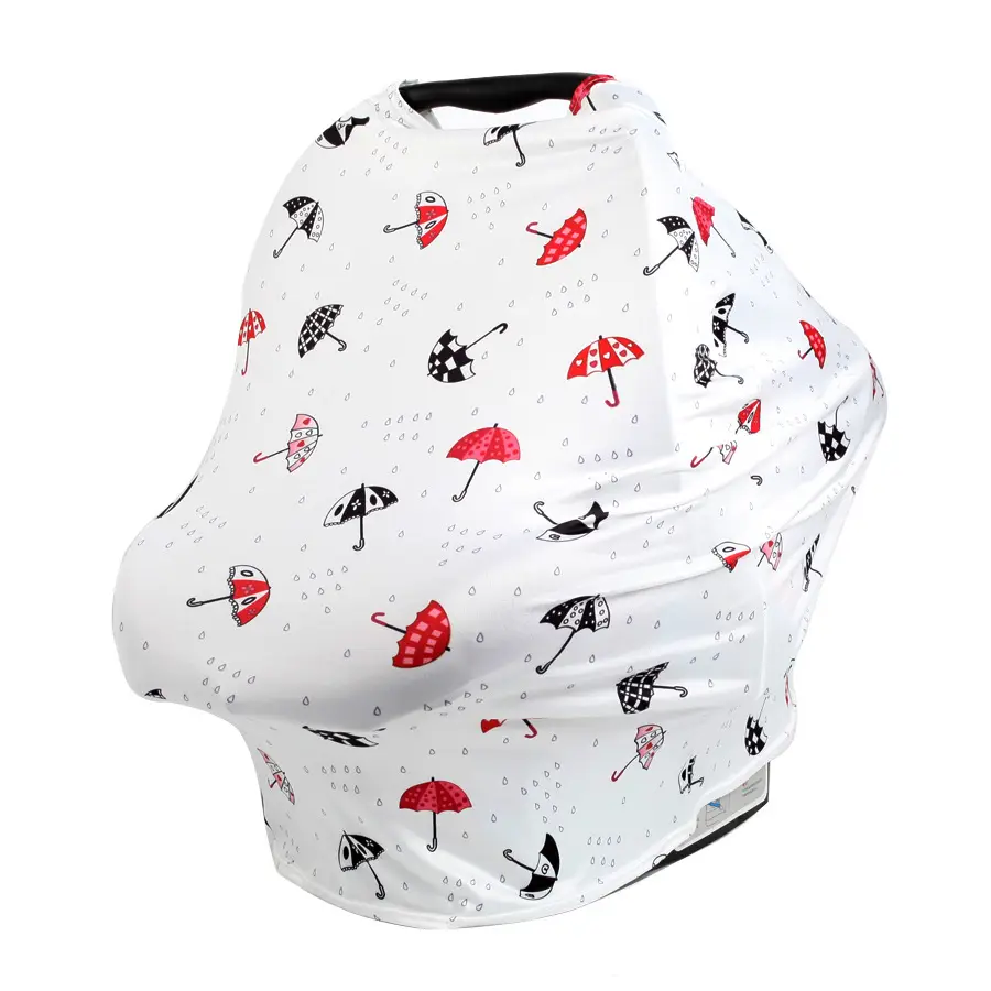 Gray Baby Carriage Sunshade Cushion Towel - Image 31