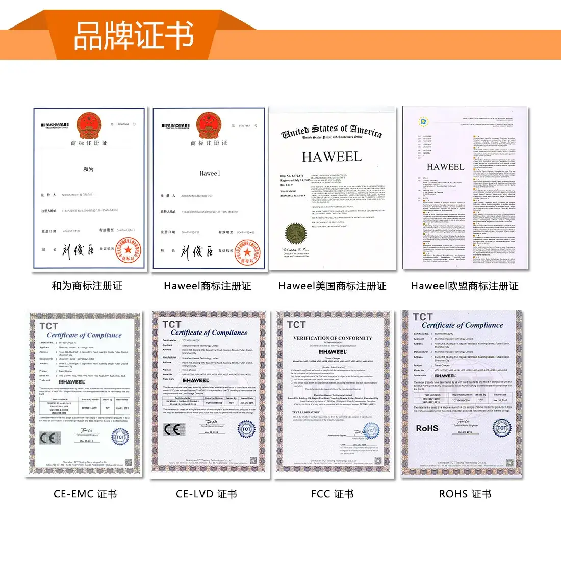 品牌证书