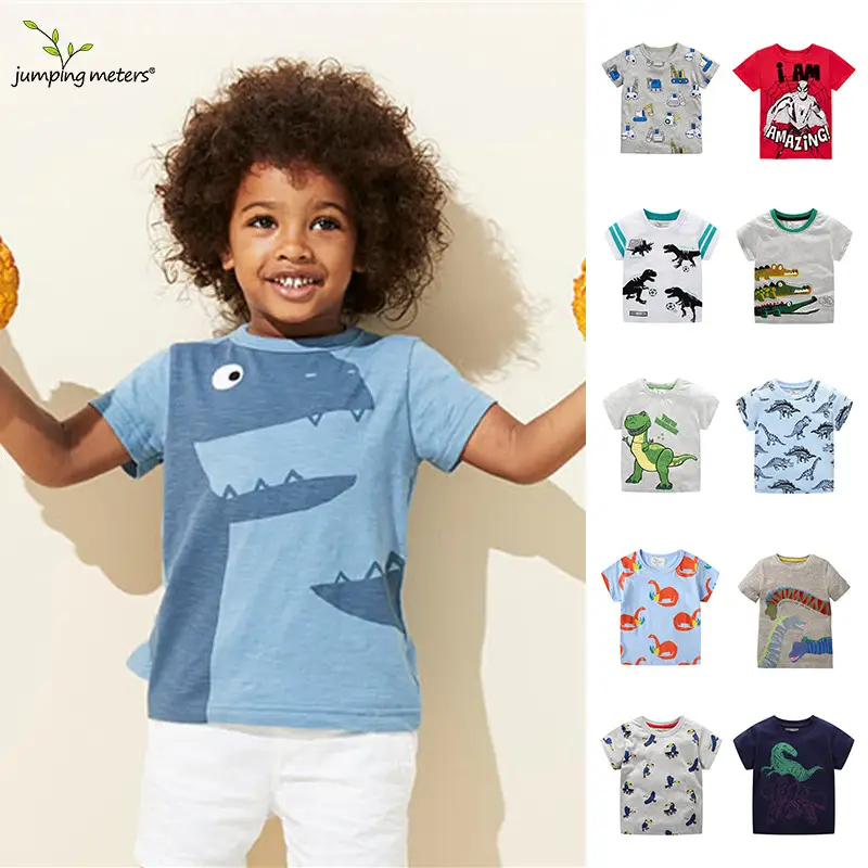 Yellow Kids T-Shirt with Car Print for Boys - Image 3