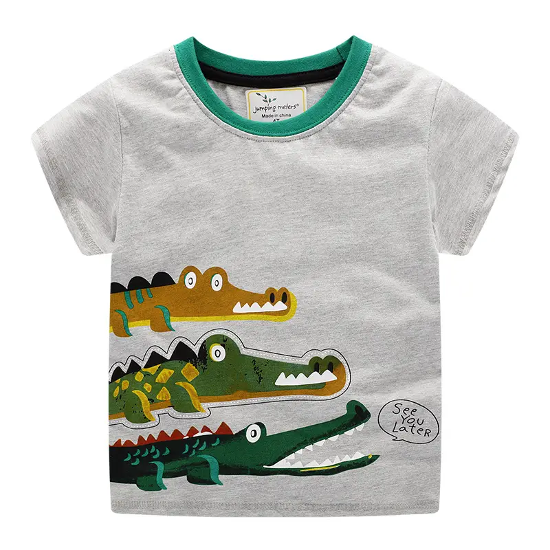 Yellow Kids T-Shirt with Car Print for Boys - Image 6