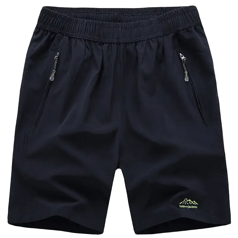New Men's Cool Navy Shorts with Yellow Accents - Image 5