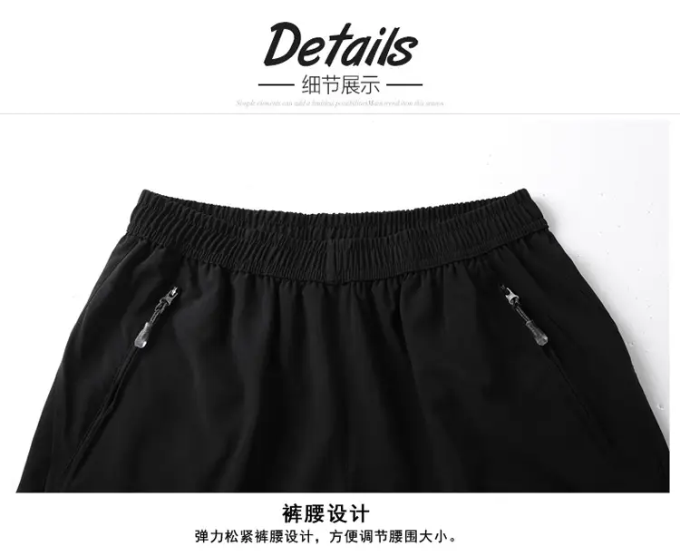 New Men's Cool Navy Shorts with Yellow Accents — feature 12