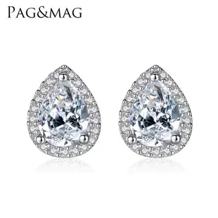 8 Heart Zircon Earrings Silver 5mm Wholesale — feature 2