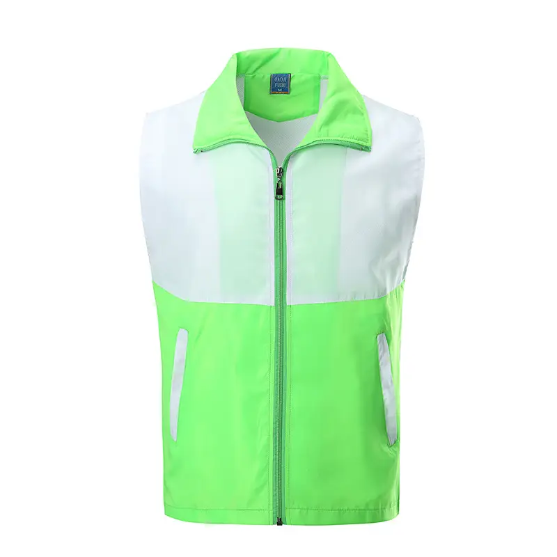 White Red Vest for Group Activities with Printing - Image 4