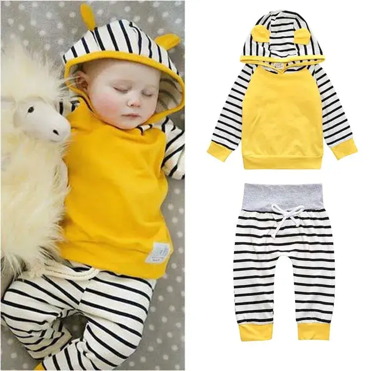 2025 New Ins Infant Hooded Camo Suit Cotton Top + Pants Two-Piece Set - Image 9