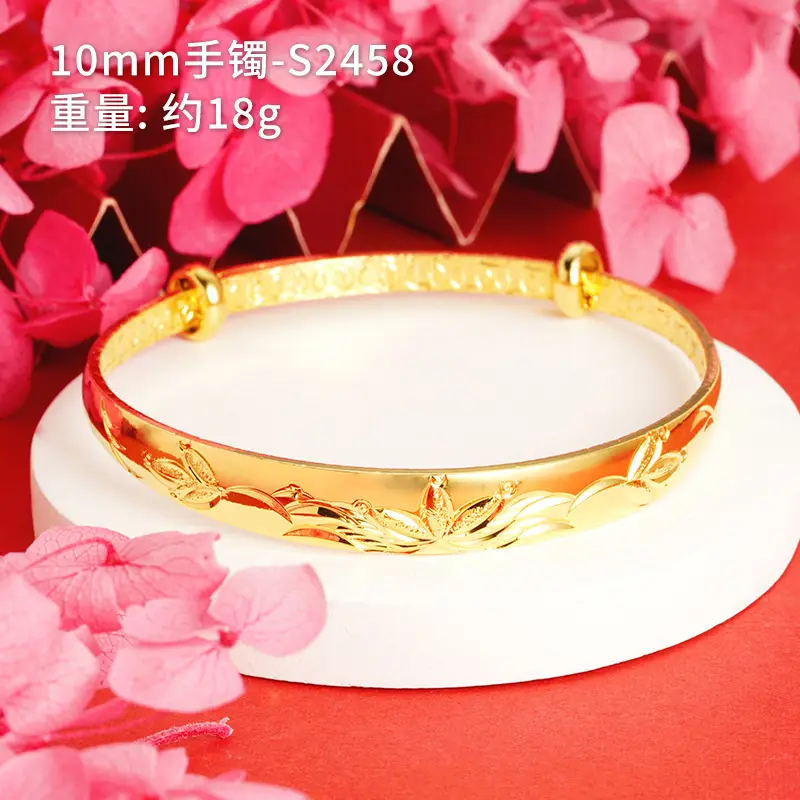 10mm lotus bracelet-S2458