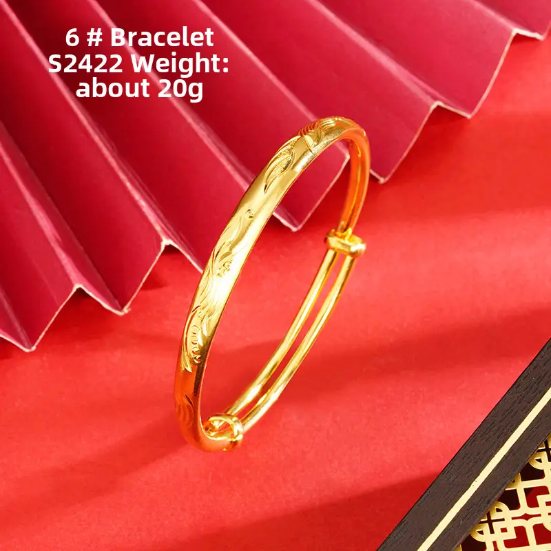 Alluvial Gold Gypsophila Women's Bracelet 10mm - Image 3
