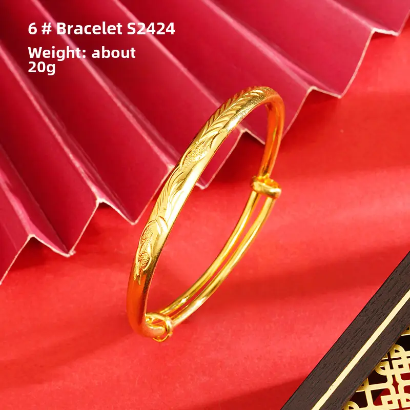 Alluvial Gold Gypsophila Women's Bracelet 10mm - Image 5