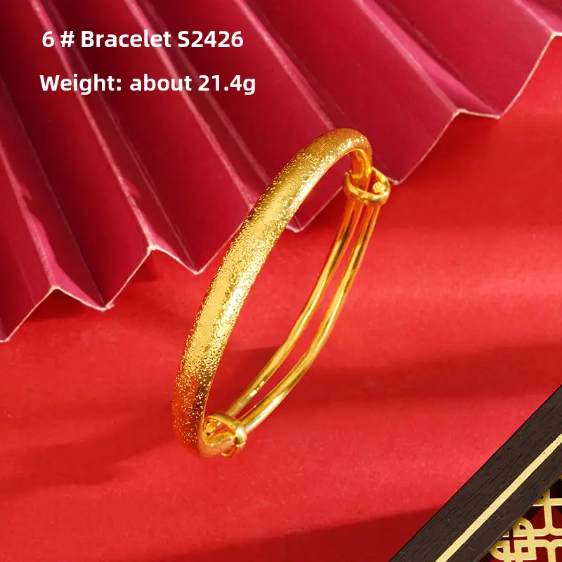 Alluvial Gold Gypsophila Women's Bracelet 10mm - Image 6