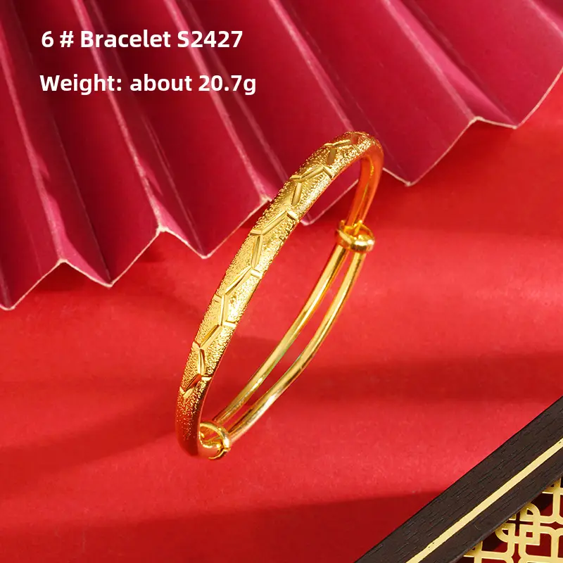 Alluvial Gold Gypsophila Women's Bracelet 10mm - Image 7