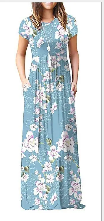 Maroon Floral Print Long Sleeve Casual Dress for Women - Image 3