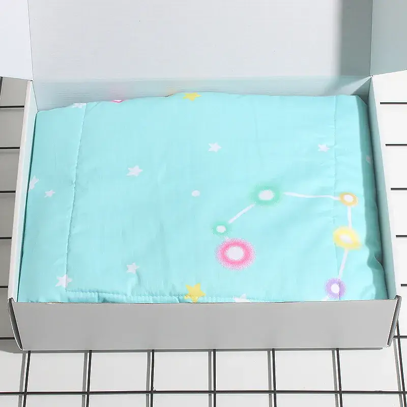 Newborn Cotton Baby Wrap Towel Swaddle Blanket Gray Crown Print - Image 4