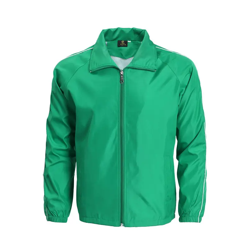 Men's Pink Zipper Windbreaker Coat - Image 11