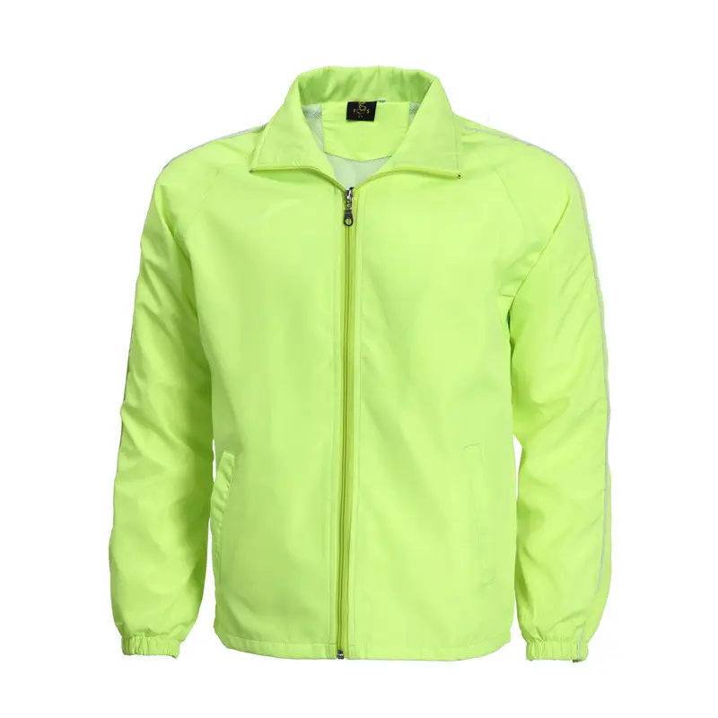 Men's Pink Zipper Windbreaker Coat - Image 12