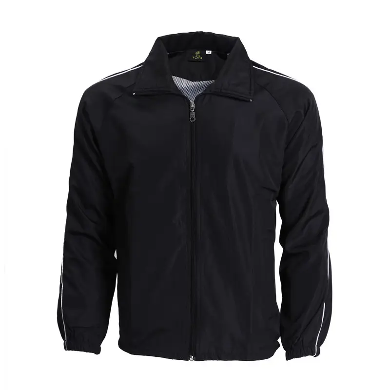 Men's Pink Zipper Windbreaker Coat - Image 4