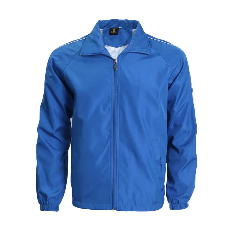 Men's Pink Zipper Windbreaker Coat - Image 6