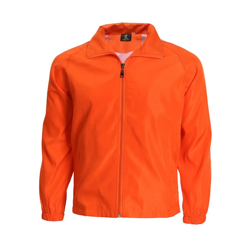Men's Pink Zipper Windbreaker Coat - Image 7