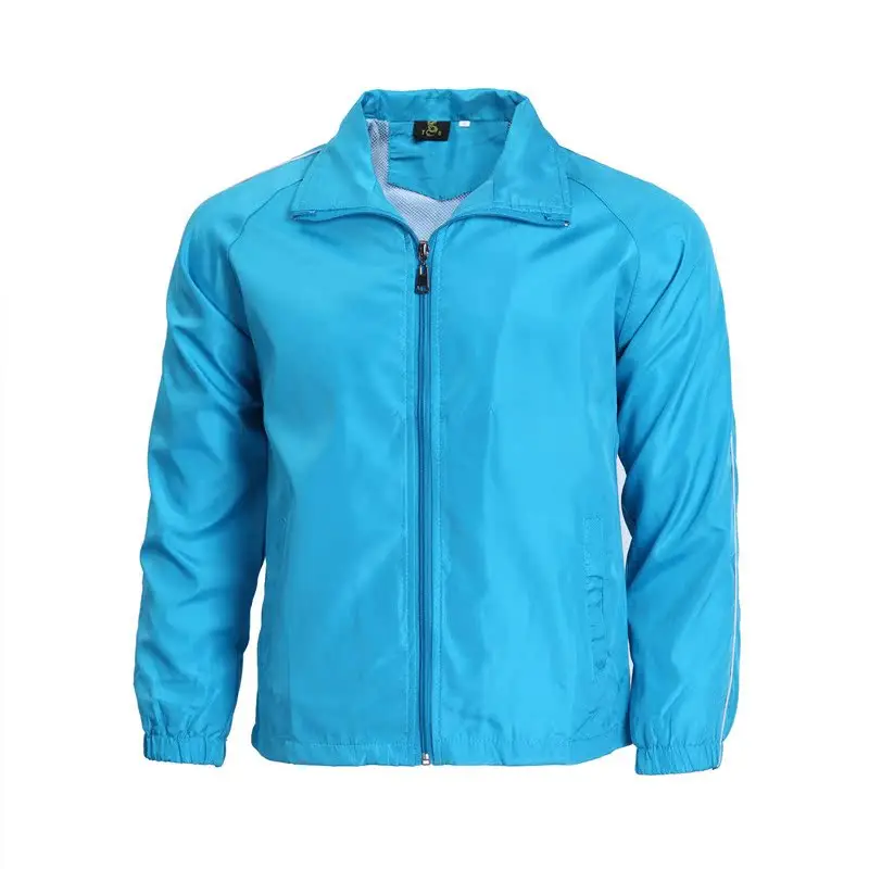 Men's Pink Zipper Windbreaker Coat - Image 8