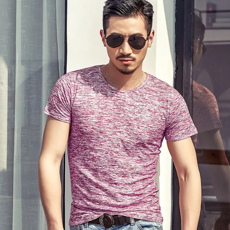 Men's 2025 Camouflage Short Sleeve T-Shirt Grey - Image 15