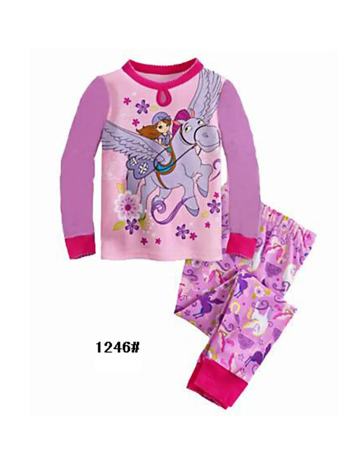 Baby Striped Cotton Pajamas Red Trim 8 - Image 9