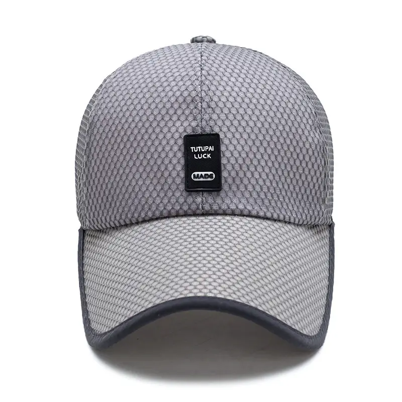 Zhenyueqi Grey Mesh Sun Hat for Men - Image 9