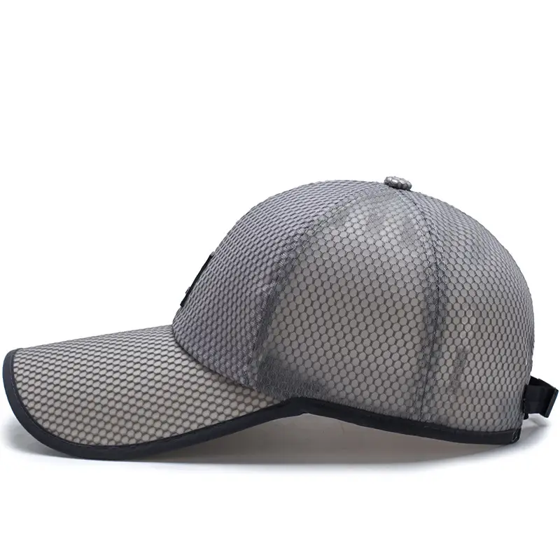Zhenyueqi Grey Mesh Sun Hat for Men - Image 10
