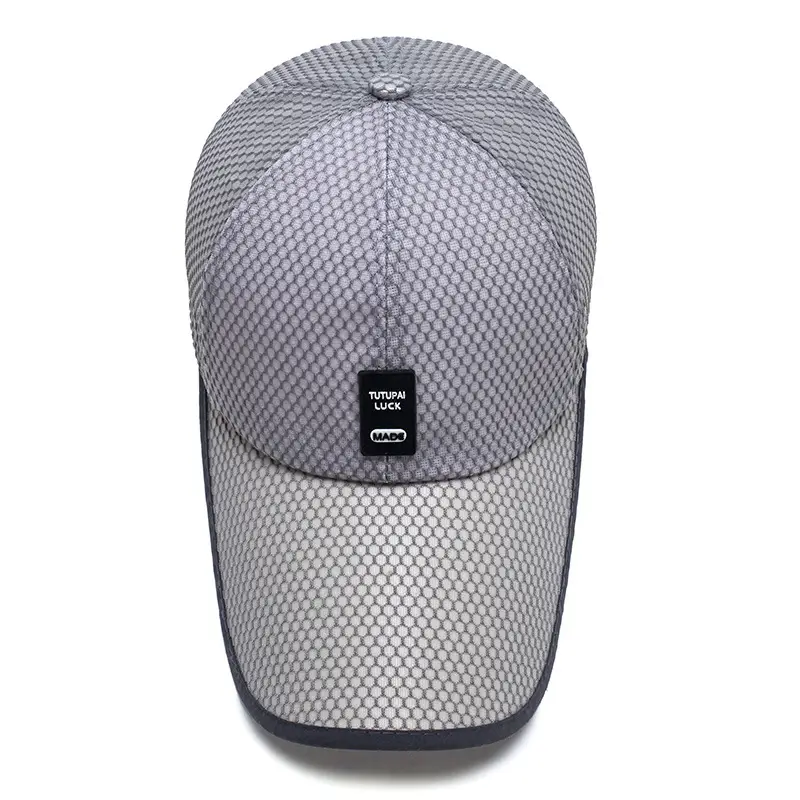 Zhenyueqi Grey Mesh Sun Hat for Men - Image 12