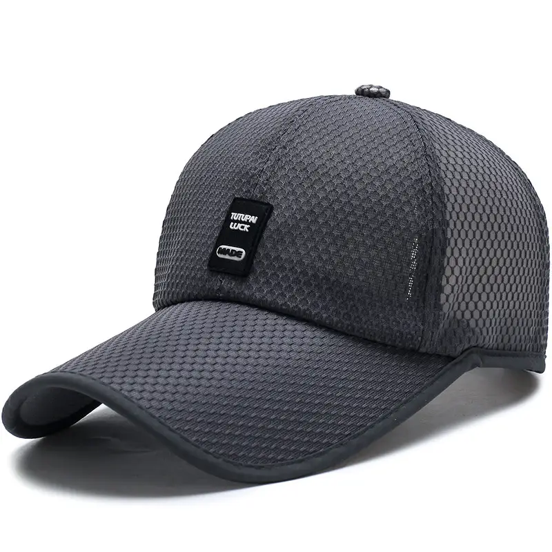 Zhenyueqi Grey Mesh Sun Hat for Men - Image 3