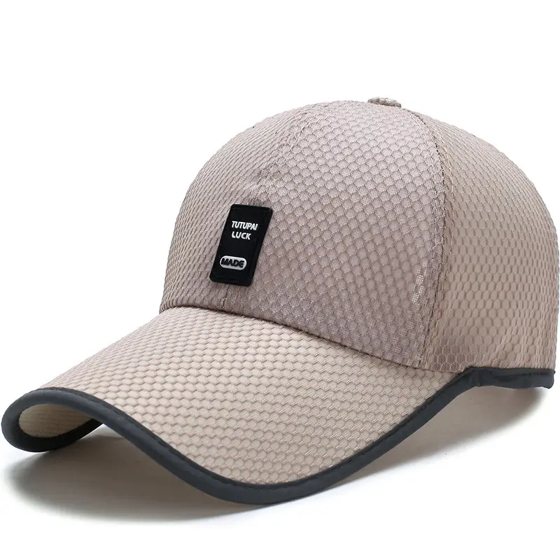 Zhenyueqi Grey Mesh Sun Hat for Men - Image 4