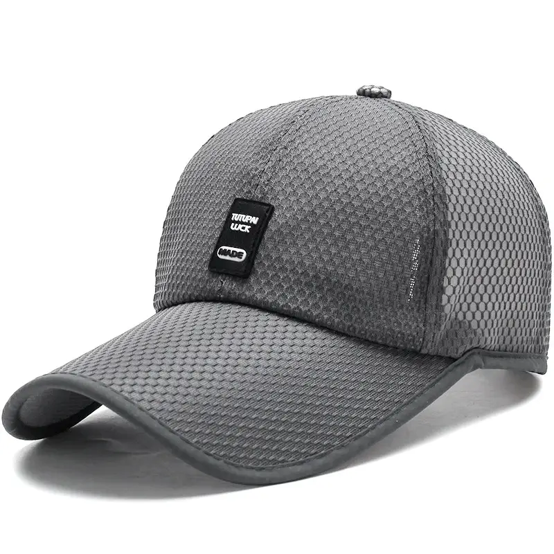 Zhenyueqi Grey Mesh Sun Hat for Men - Image 7
