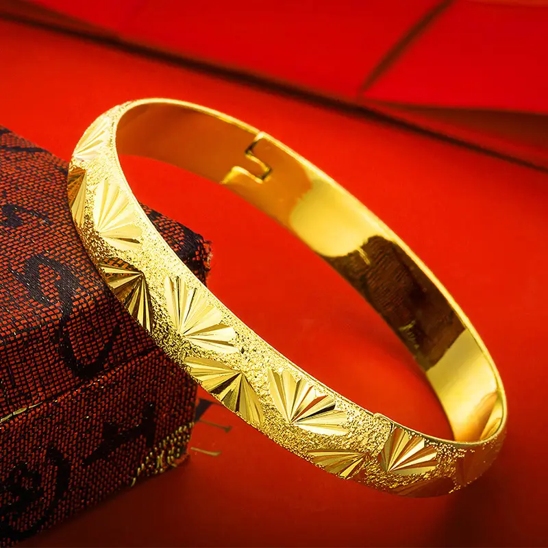 Vietnamese Gold Bracelet for Women Long Lasting Copper Alloy
