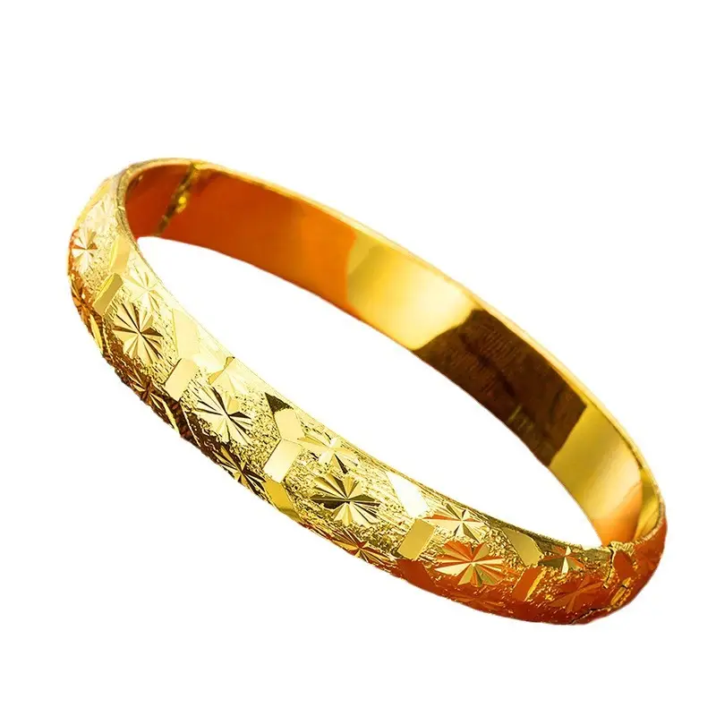 Vietnamese Gold Bracelet for Women Long Lasting Copper Alloy
