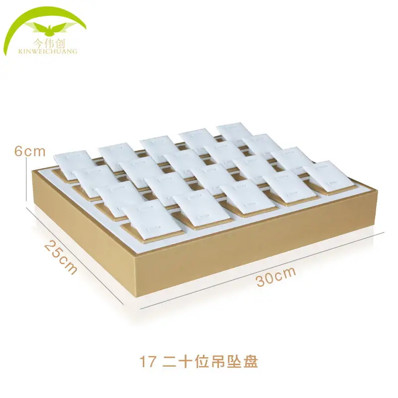 Gold White 09-Ten Tally Earrings Display Rack 30cm