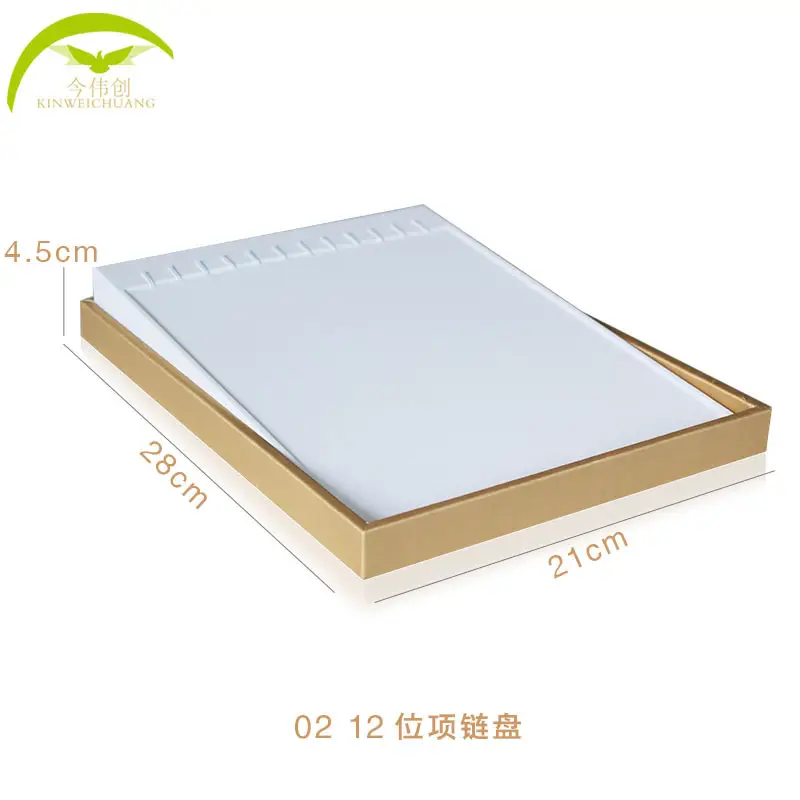 Gold White 09-Ten Tally Earrings Display Rack 30cm