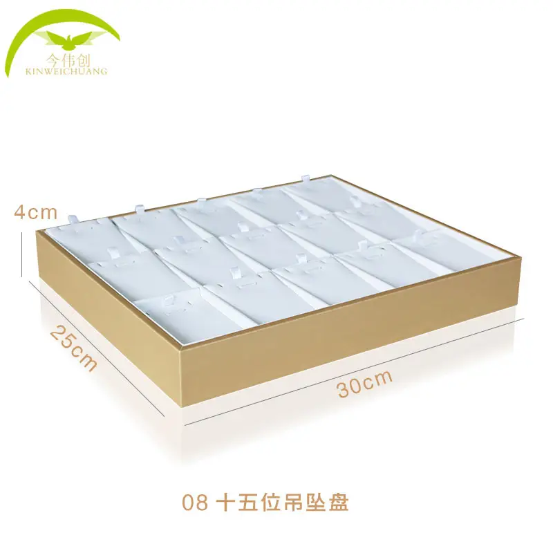 Gold White 09-Ten Tally Earrings Display Rack 30cm