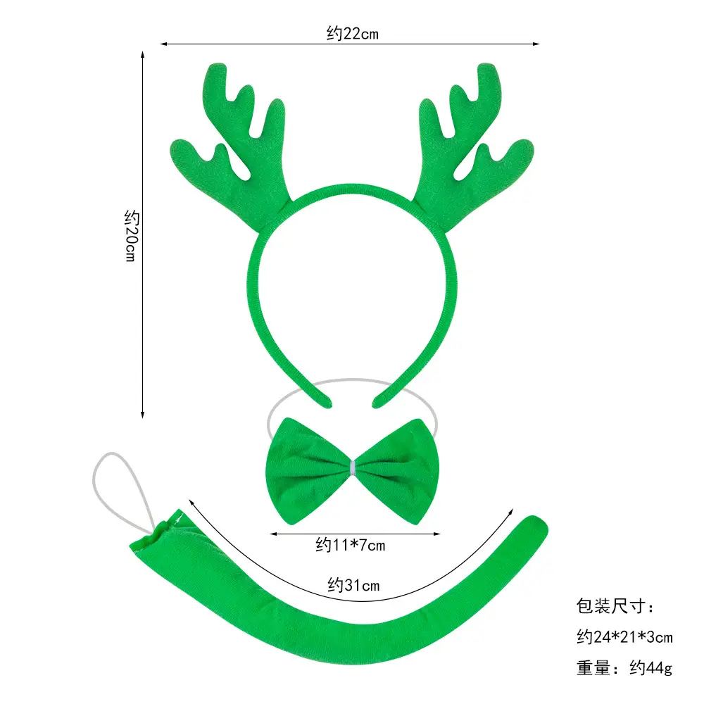 New Year Dragon Horn Headband Yellow Plush Cute Zodiac Dragon - Image 9